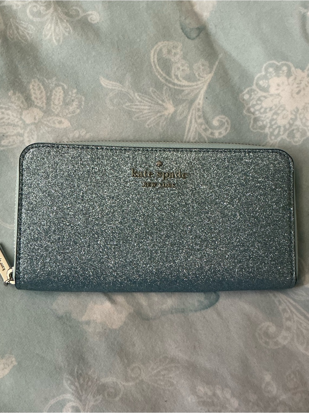 kate spade glitter long wallet